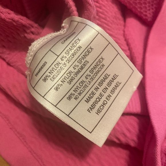 Nike Dri Fit Pink And Black Racerback Workout Top Size M/L - Picture 5 of 5